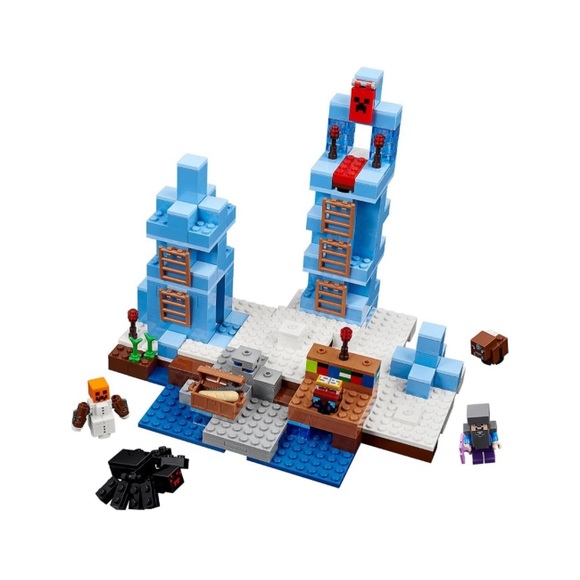 LEGO MINECRAFT The Ice Spikes Lego Kit! 454 Pieces | For Ages 8+ - Picture 7 of 11